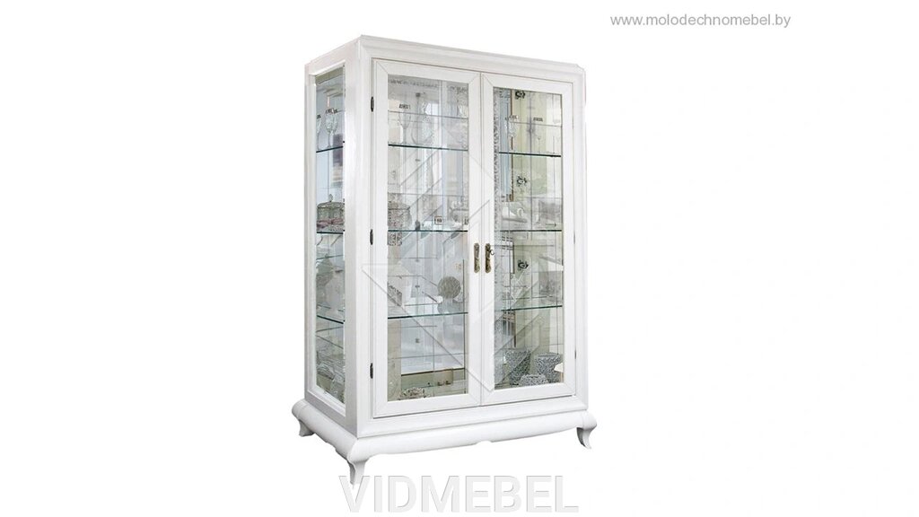 Шкаф с витриной Соната ММ-284-02 Молодечномебель от компании VIDMEBEL - фото 1