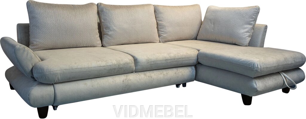 Угловой диван «Рейн 1» (3ML. 5MR) тк. 652(1)+910(0), гр 19 Пинскдрев от компании VIDMEBEL - фото 1