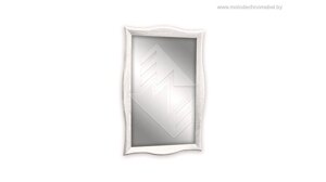 Зеркало Трио ММ-277-05 Белая эмаль золото Молодечномебель