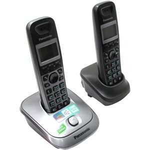 Радиотелефон PANASONIC KX-TG2512 (RU1) Серый металлик/темно-серый металлик Доп. трубка в комплекте.