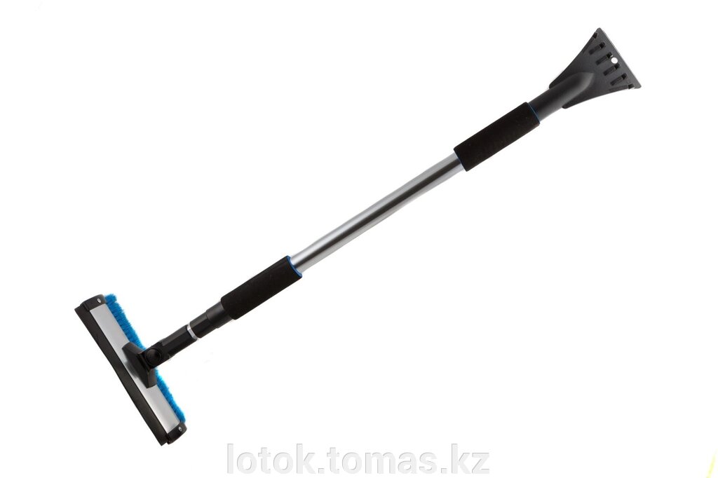 Автомобильная щетка-скребок с телескопической ручкой от компании Интернет-магазин приятных покупок LotOk - фото 1