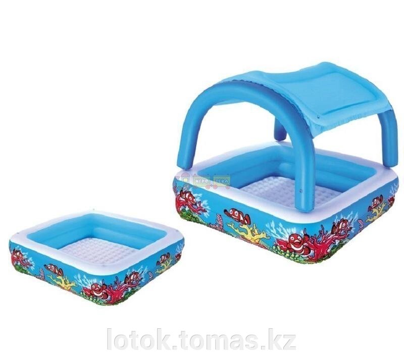Детский надувной бассейн с навесом Bestway 52192 от компании Интернет-магазин приятных покупок LotOk - фото 1