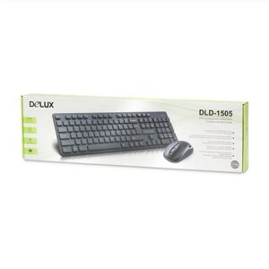 Комплект беспроводной Клавиатура + Мышь Delux