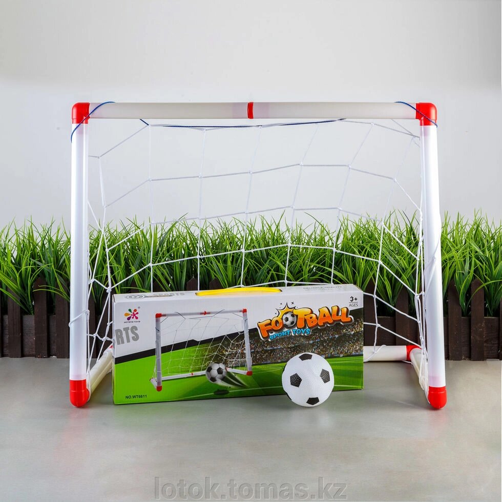 Набор для футбола (ворота, мяч, насос) от компании Интернет-магазин приятных покупок LotOk - фото 1