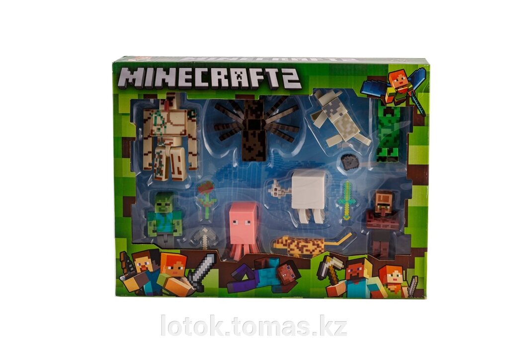 Набор фигурок Minecraft от компании Интернет-магазин приятных покупок LotOk - фото 1