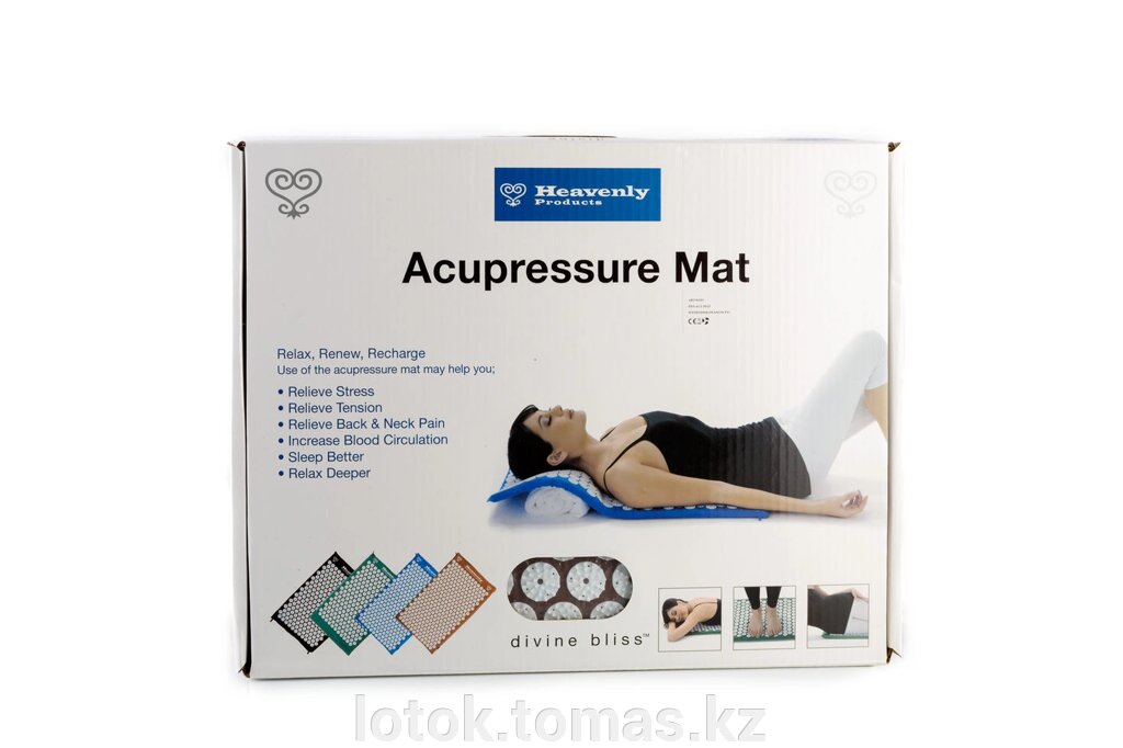 Ортопедический массажный коврик-аппликатор Acupressure Mat от компании Интернет-магазин приятных покупок LotOk - фото 1