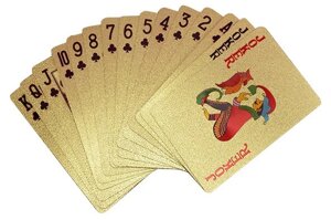 Карты игральные "Золото"