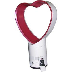 Безлопастный вентилятор в форме сердца