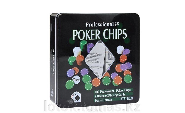 Набор для покера на 100 фишек - обзор