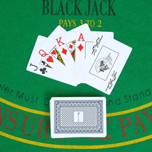 Карты игральные «Poker club» , пластиковые Blue