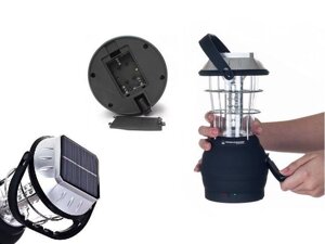 Портативный светодиодный туристический фонарь LS-360 на солнечной батарее