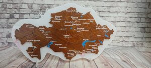 Настольная карта Казахстана