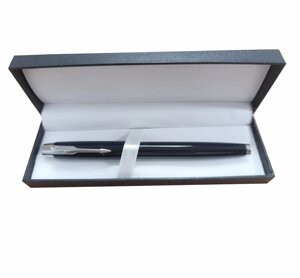 Подарочная ручка в футляре Roller-Ingenuity Black Silver Water