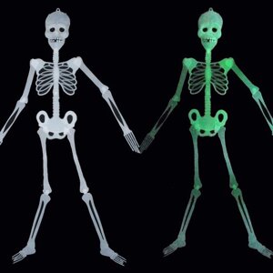 Светящийся скелет для Хэллоуина 90 см