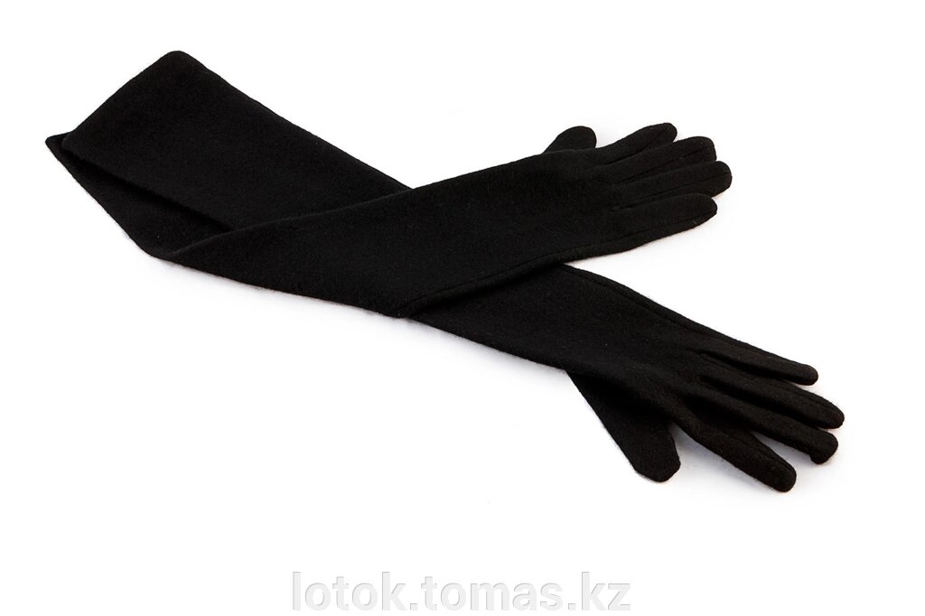 Перчатки женские длинные кашемировые - Алматы