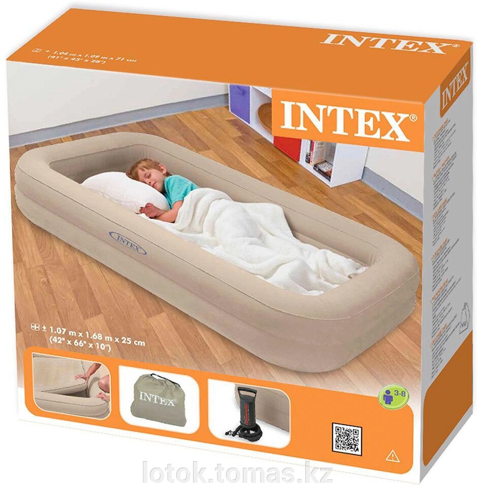 Детская надувная кровать Intex 66810 - заказать