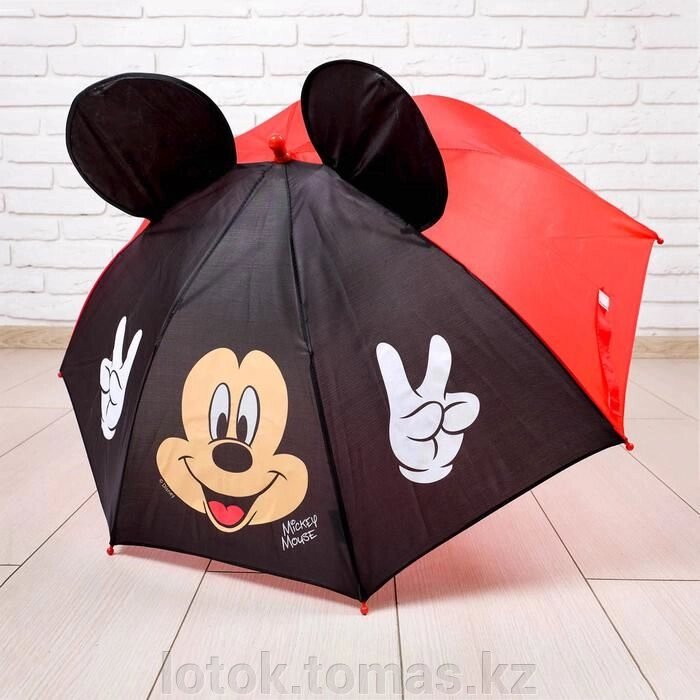 Зонт детский с ушками «Микки Маус» - Алматы