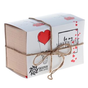 Подарочный набор «Be my Valentine» гель для душа, бурлящие сердечки, масло ши