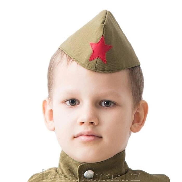 Пилотка военного, детская на 3-4 годика от компании Интернет-магазин приятных покупок LotOk - фото 1