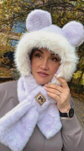 Шапка-шарф с ушками С20