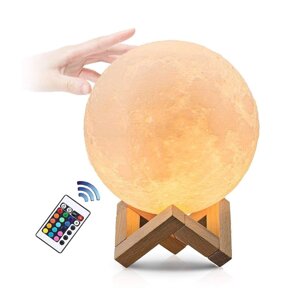 Светильник-ночник 3D шар Луна Moon Lamp с пультом