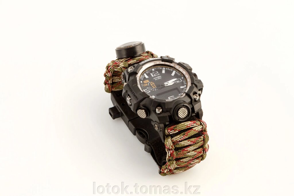 Тактические часы Paracord Wath EXPONI от компании Интернет-магазин приятных покупок LotOk - фото 1