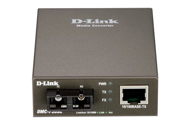 Медиаконвертер D-Link DMC-F30SC/E от компании ТОО «ТАСАЕР Сервис» - фото 1