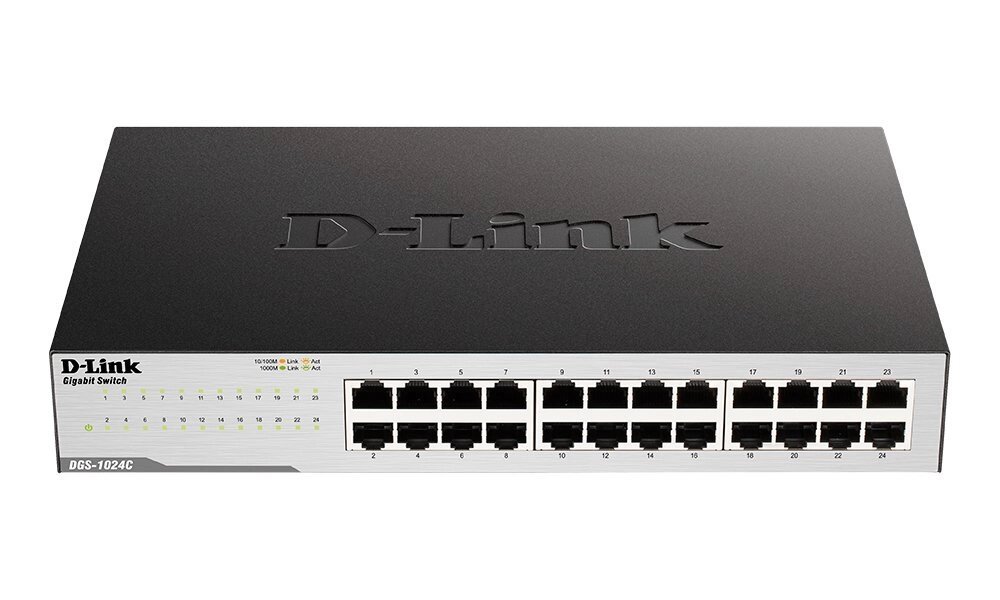 Неуправляемый коммутатор D-Link DGS-1026X/A1A с 26 портами от компании ТОО «ТАСАЕР Сервис» - фото 1