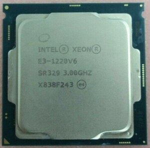 Процессор серверный Intel CPU Server Quad-Core Xeon E3-1220V6
