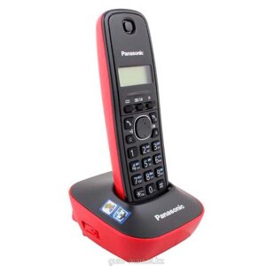 Радиотелефон PANASONIC KX-TG1611 (RUR) Красный, АОН, Caller ID (журнал на 50 вызовов),