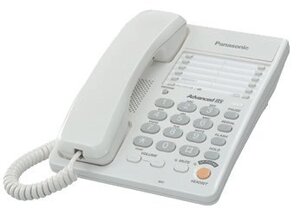 Аналоговые телефоны Panasonic с функцией громкой связи (спикерфон) KX-TS2365RUW