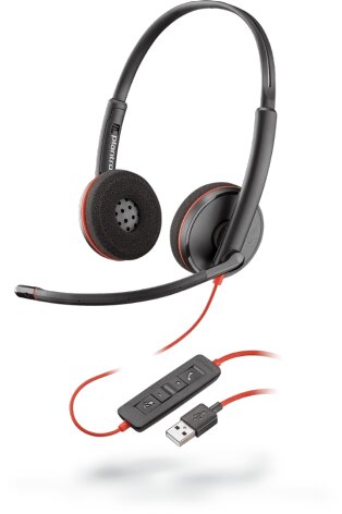 Plantronics наушники BLACKWIRE 3320, BW3320 USB-A от компании ТОО «ТАСАЕР Сервис» - фото 1