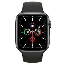 Смарт - часы Apple Watch Series 3, GPS, 38 мм, черный браслет Niike, серый корпус от компании ТОО «ТАСАЕР Сервис» - фото 1