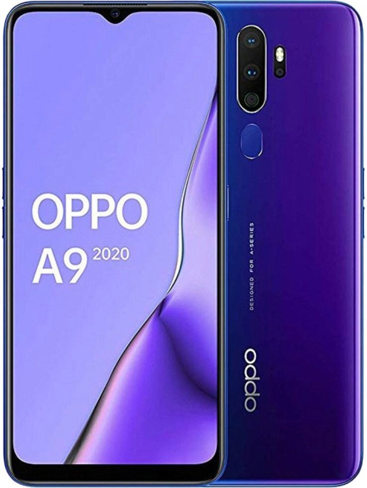 Смартфон Oppo A9 2020 Space Purple от компании ТОО «ТАСАЕР Сервис» - фото 1