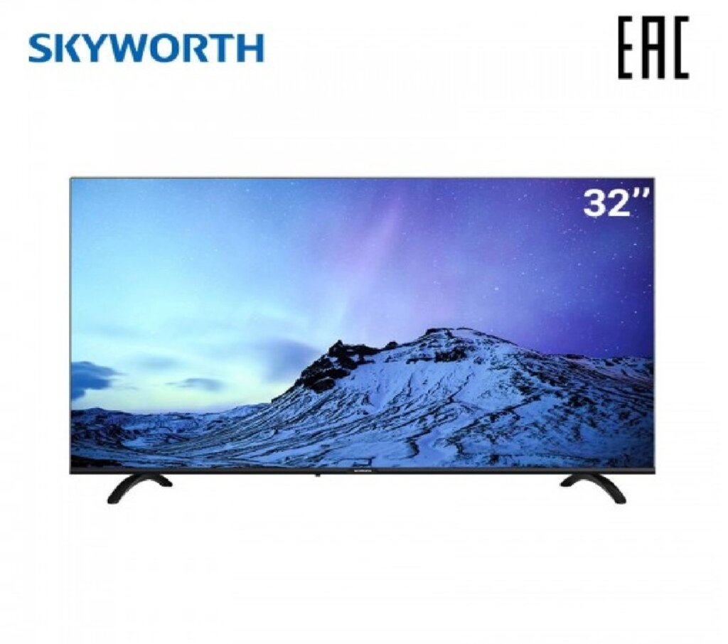 Телевизор 32" SKYWORTH 32E20, LED, HD (1366x768) от компании ТОО «ТАСАЕР Сервис» - фото 1