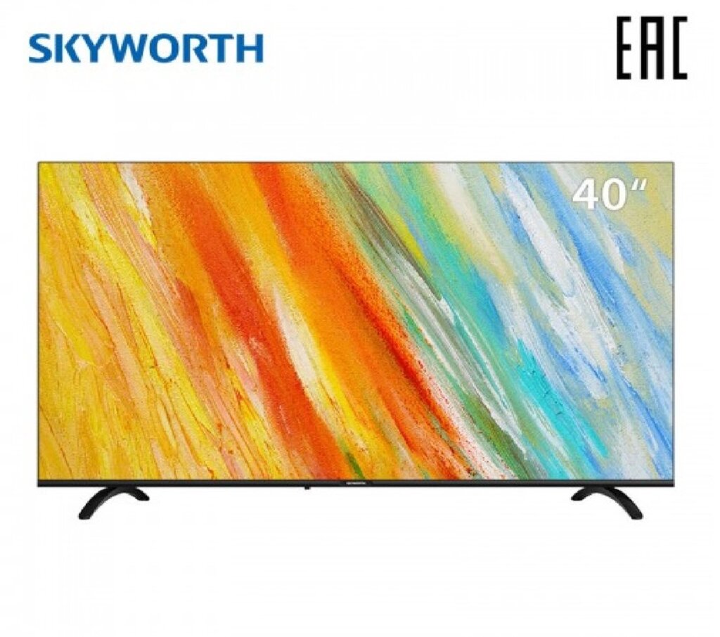 Телевизор 40" SKYWORTH 40E20, LED, FullHD от компании ТОО «ТАСАЕР Сервис» - фото 1