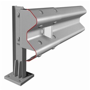 Металлическое дорожное ограждение жесткая консоль 11-ДО/250-0,75:1,33-1,50