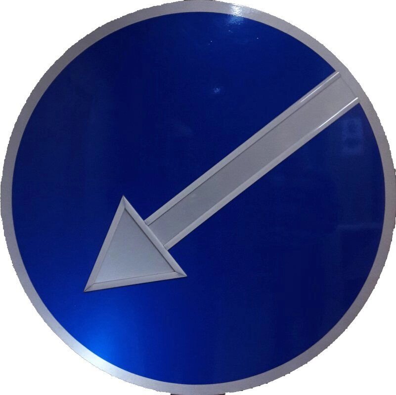 Знак дорожный сведодиодный диаметр 900 4.2.1, 4.2.2,  4.2.3 - особенности