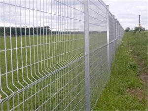 Забор секционный 2.0х2.5 м оцинкованный зеленого цвета