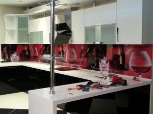 Фартуки кухонные с фотопечатью в Астане от компании GlassLife Company