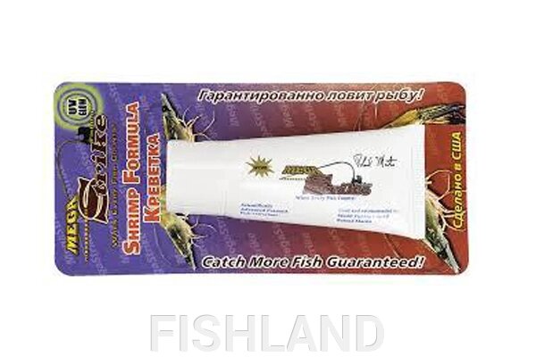 Аттрактант Mega Strike Shrimp, запах креветки  , гель,  упак.28 г от компании FISHLAND - фото 1