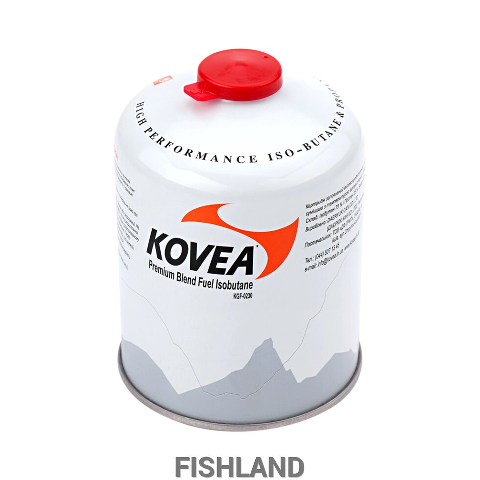 Баллон газовый 450 (изобутан/пропан 70/30) Kovea от компании FISHLAND - фото 1