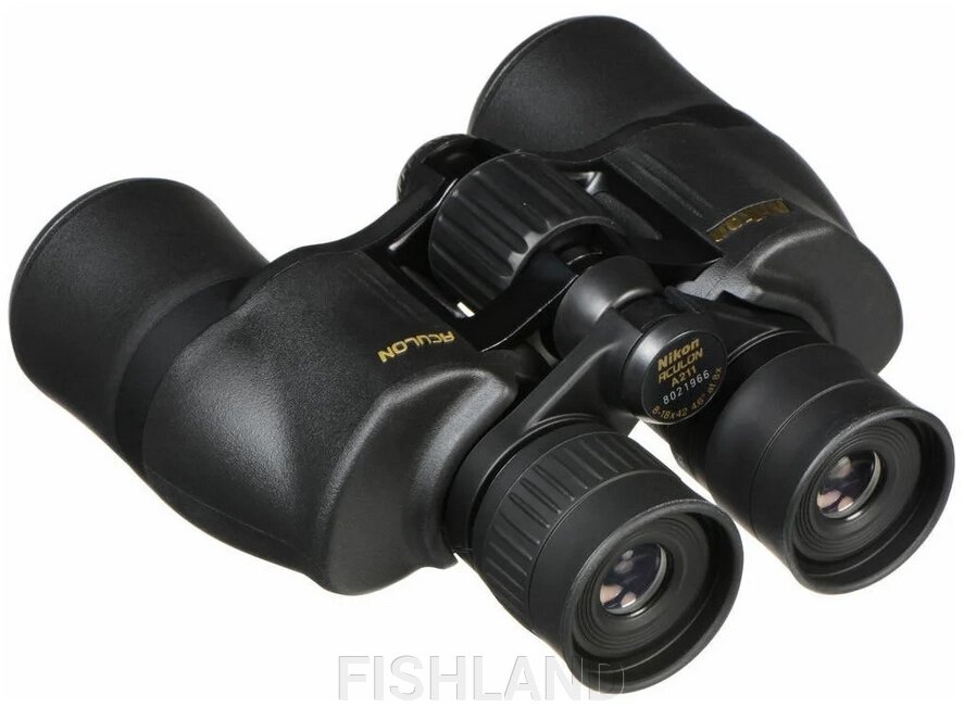 Бинокль Nikon Aculon A211 8-18 x42 Black от компании FISHLAND - фото 1