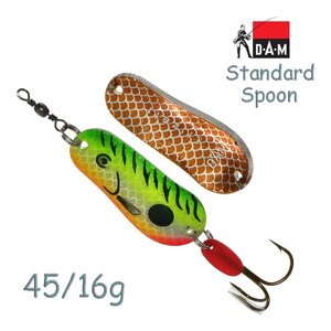 Блесна DAM FZ standard SPOON 4.5CM / 16G / S firetiger UV