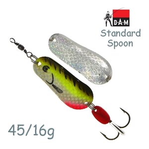 Блесна DAM FZ standard SPOON 4.5CM / 16G / S OLI/CH TI UV