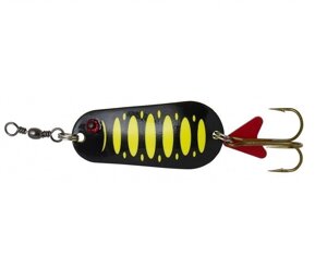 Блесна DAM FZ standard SPOON 5.5CM / 22G / fluo yellow (green)/black UV