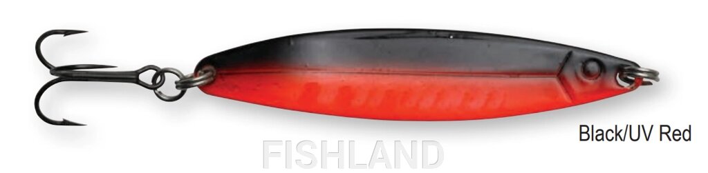 Блесна Hansen SD Pilgrim 7.8cm 18g Black/UV Red от компании FISHLAND - фото 1