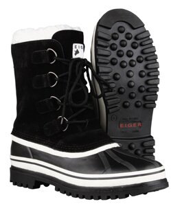 Ботинки меховые зимние Eiger Yukon Boot Black #sz 44