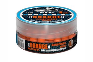 Бойлы насадочные плав. sonik baits orange-tangerine oil micron fluo pop-ups 8мм 50мл