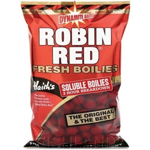 Бойлы тонущ. DB 1 кг 20(18) мм Robin Red Soluble от компании FISHLAND - фото 1